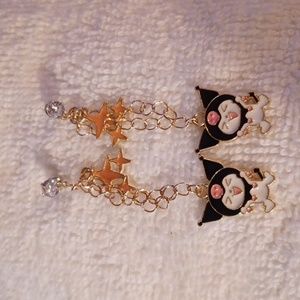 Hand Crafted Hello Kitty's Kuromi Starlight Earrings